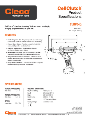 CellClutch - Cordless Electric - Pistol