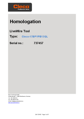 LiveWire 2 - 17 Series - Cordless Electric - Pistol