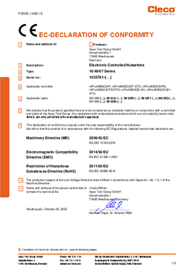 48 Series - Corded Electric - Transducer Control - Inline (3-150 Nm)
