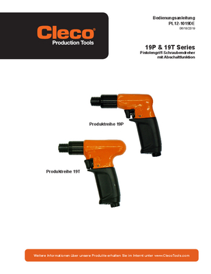19 Series - Pistol Grip - "T" Handle - Trigger Start