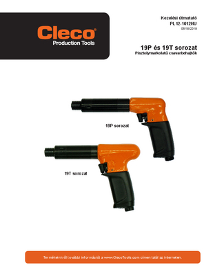 19 Series - Pistol Grip - "T" Handle - Push and Trigger Start
