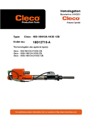 Conventional Spindle – BD/BDU Size 1 - Offset Drive