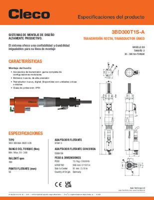 Conventional Spindle – BD/BDU Size 3 – Offset Drive